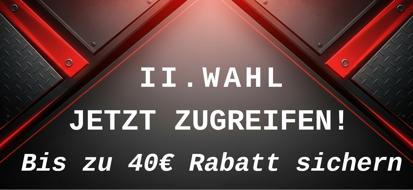 2. WAHL - JETZT reudziert - Bis zu 40€ Rabatt sichern.